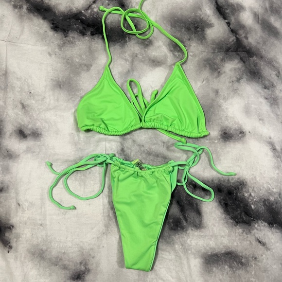 NWOT Skinny dip green bikini - Picture 2 of 3